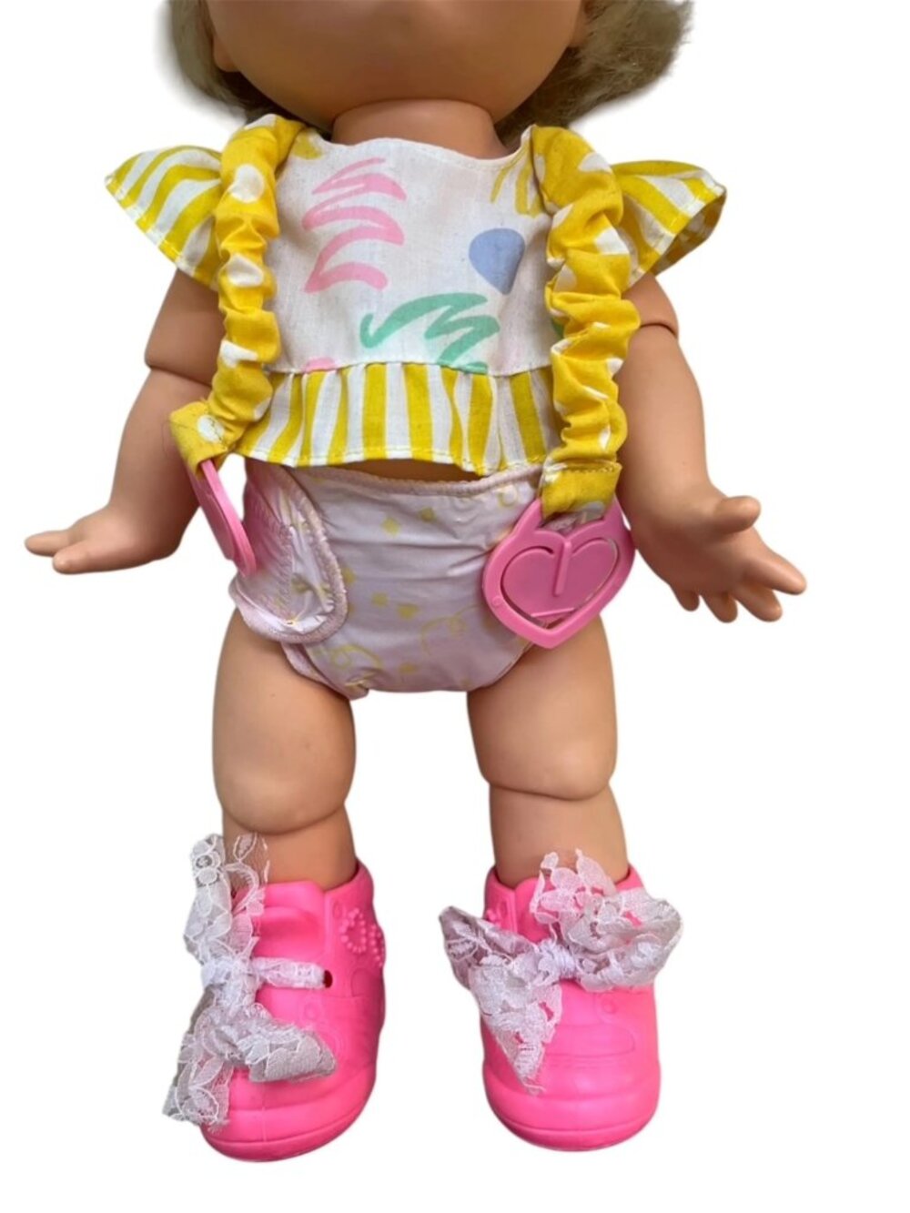 SARAH DOLL Baby Face #6 - Galoob Toys with Box - All Original Pouting Face 13" - Picture 6 of 10